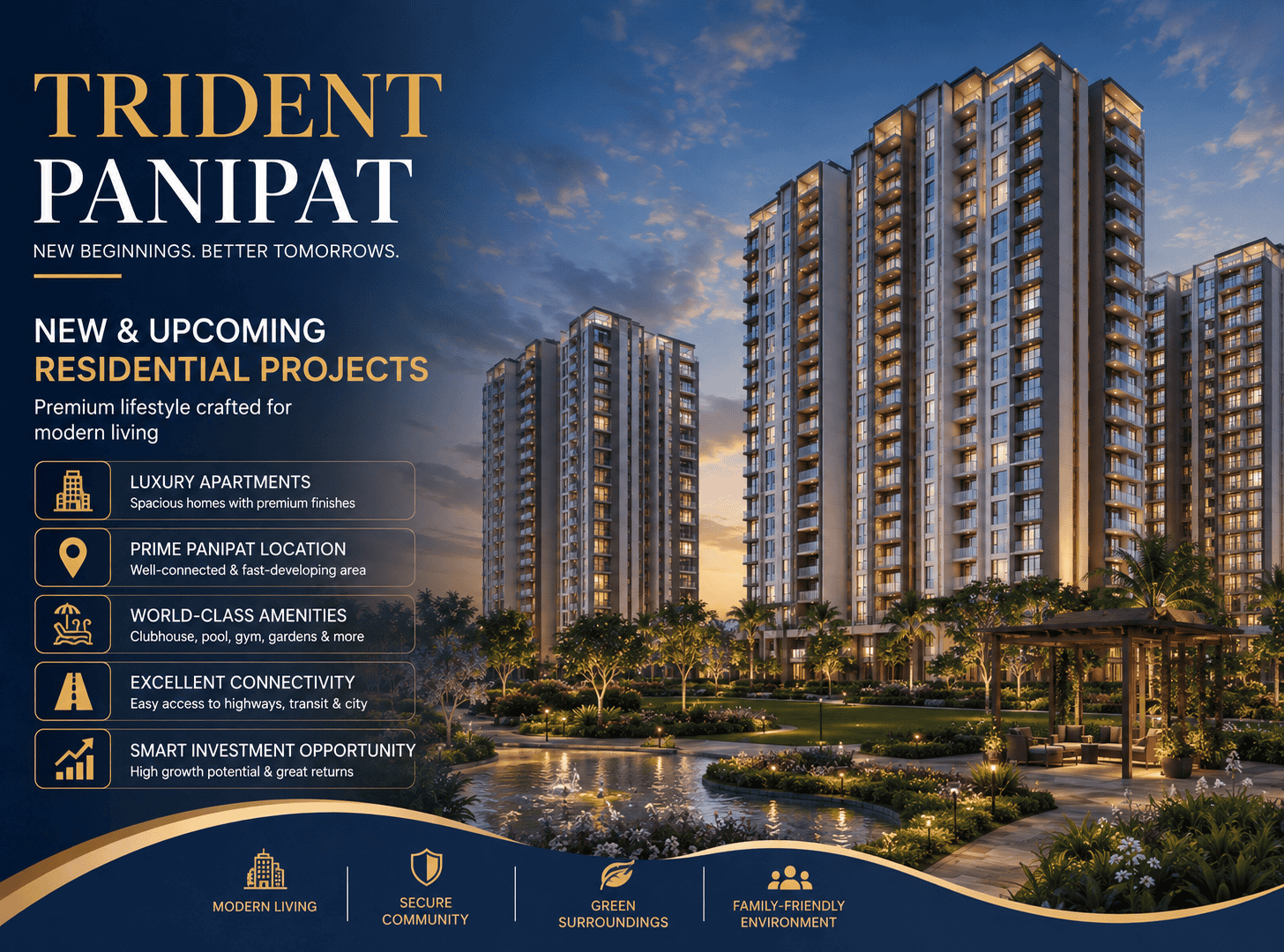 Trident Plots Panipat Premium Residential Plots